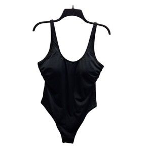 Swimsuits For All Ashley Graham Women's Black One Piece Bathing Suit Size 12 NWT